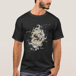 Backprint Zodiac Pisces T-Shirt