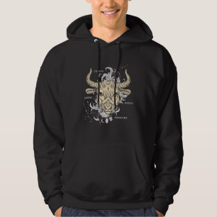 Backprint Zodiac Sign Taurus Hoodie