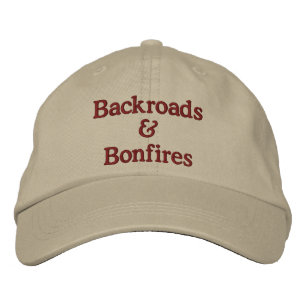 Backroads & Bonfires Embroidered Hat