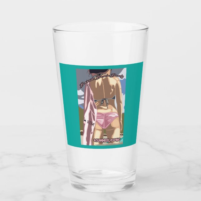 Backside Beach Beauty Glass (Front)