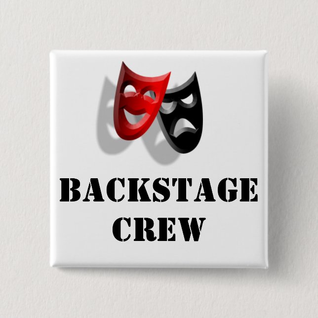 Backstage Crew and Masks Badge (Front)