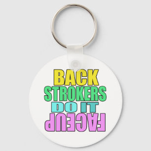 Backstrokers do it face up key ring