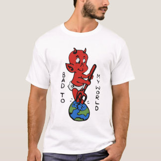 BACKTRACK - BAD TO MY WORLD DEVIL T-Shirt