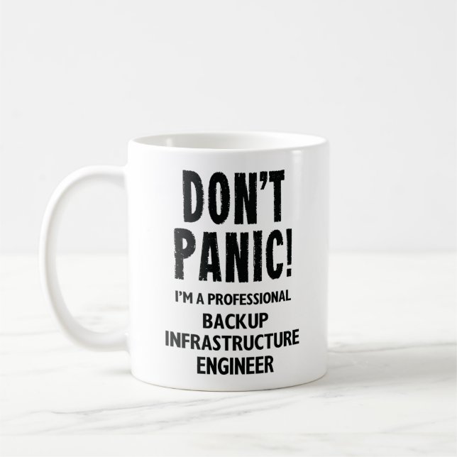 Backup Infrastructure Engineer Coffee Mug (Left)