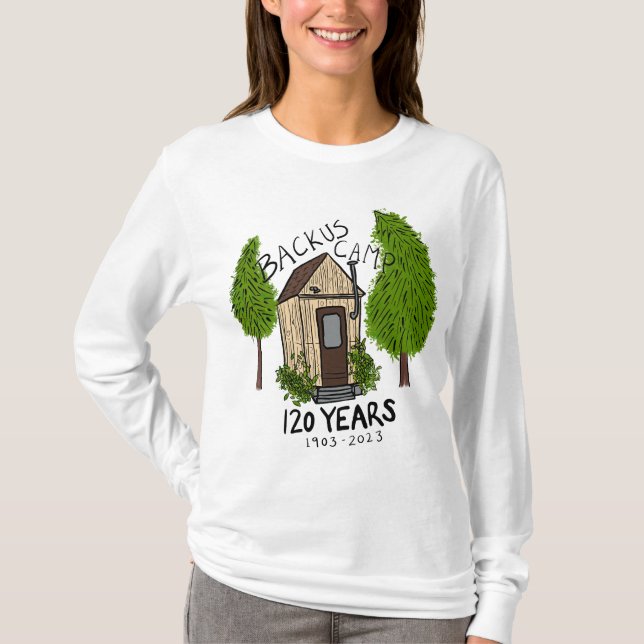 Backus Camp Long Sleeve Coloured T-Shirt (Front)