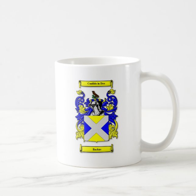 Backus Coat of Arms Coffee Mug (Right)