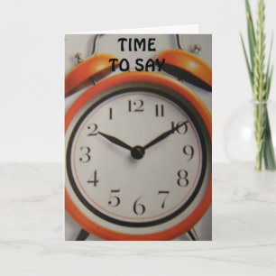 BACKWARDS CLOCK says ENJOY YOUR "RETIREMENT" Card