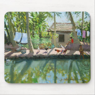 Backwaters India Mouse Pad