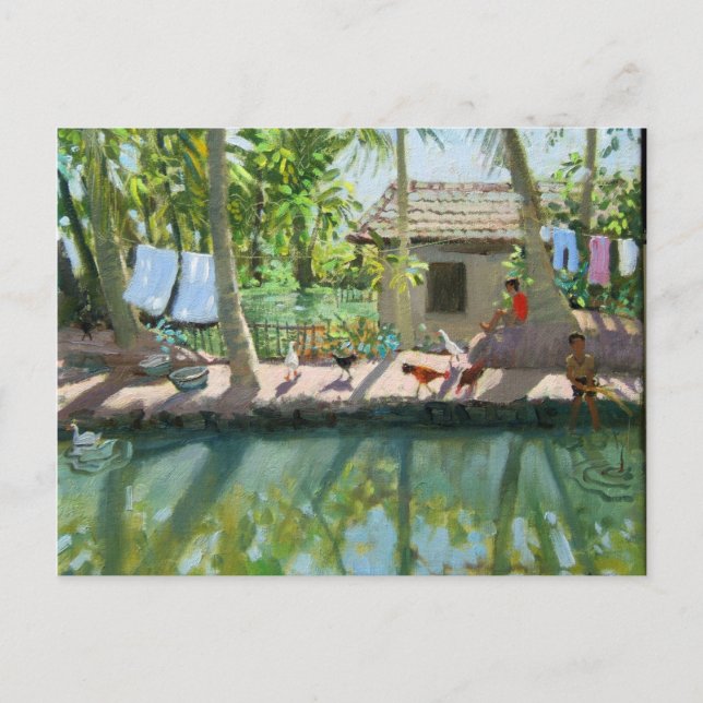 Backwaters India Postcard (Front)