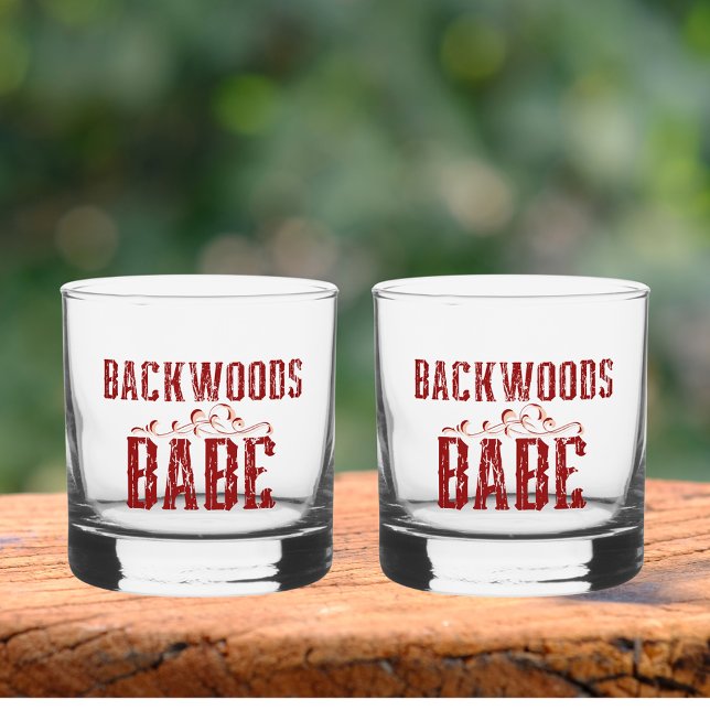 Backwoods Babe Whiskey Glass Set (Creator Uploaded)