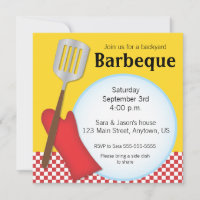 Backyard Barbeque invitation