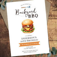 Backyard BBQ 20th Birthday Party