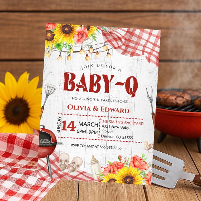 Backyard BBQ Baby Shower Invitation (Creator Uploaded)