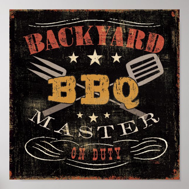 Backyard BBQ Master Poster (Front)