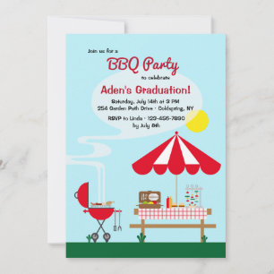 Backyard BBQ Party Invitation