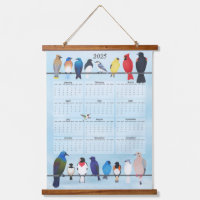 backyard birds 2025 wall calendar