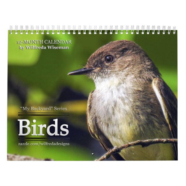 Backyard Birds Calendar 5th in Series (Cover)