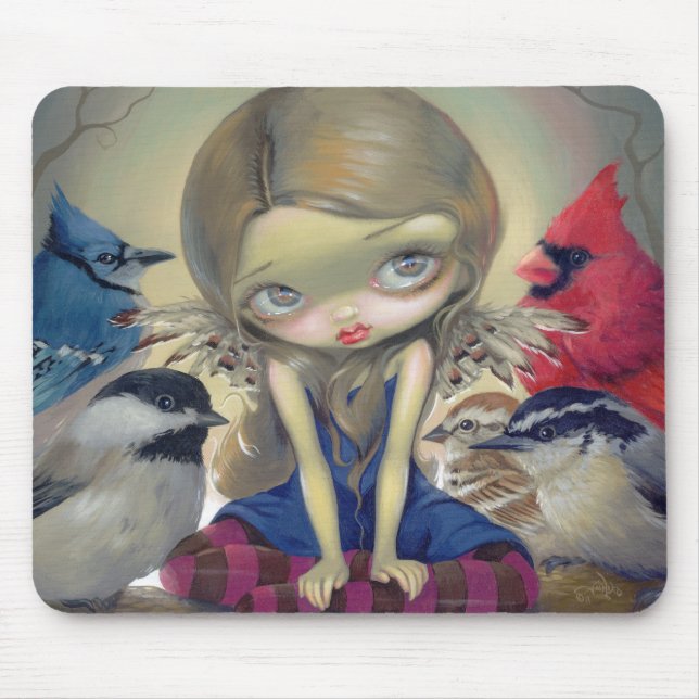 "Backyard Birds" Mousepad (Front)