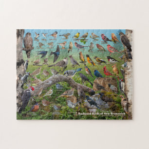 Backyard Birds of New Brunswick Jigsaw Puzzle