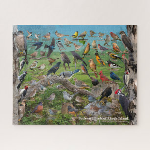 Backyard Birds of Rhode Island Jigsaw Puzzle
