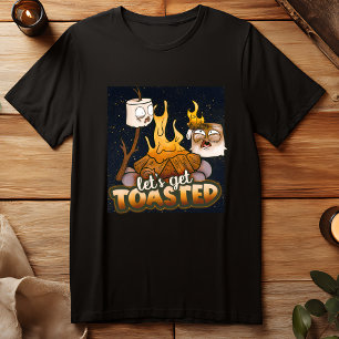 Backyard Bonfire Let's Get Toasted  T-Shirt