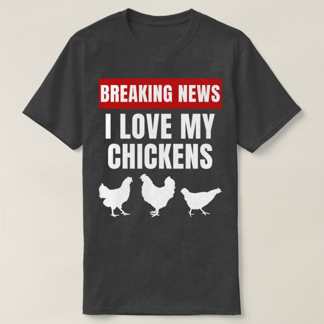 Backyard Chicken Farmer Funny Chicken Lover 2 T-Shirt (Design Front)
