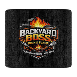 Backyard Eats Iron & Flame Cutting Board