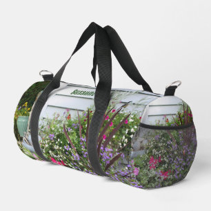 Backyard Flower Garden Personalised Duffle Bag
