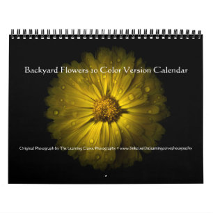 Backyard Flowers 10 Colour Version Calendar