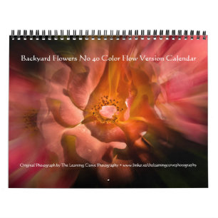 Backyard Flowers No 40 Colour Flow Version Calendar