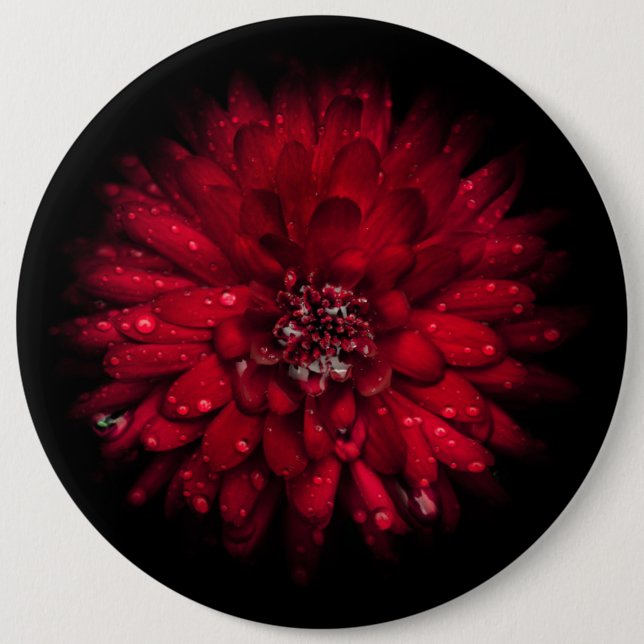 Backyard Flowers No 45 Colour Version 6 Cm Round Badge (Front)