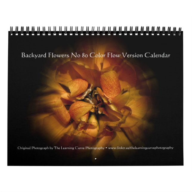 Backyard Flowers No 80 Colour Flow Version Calendar (Cover)