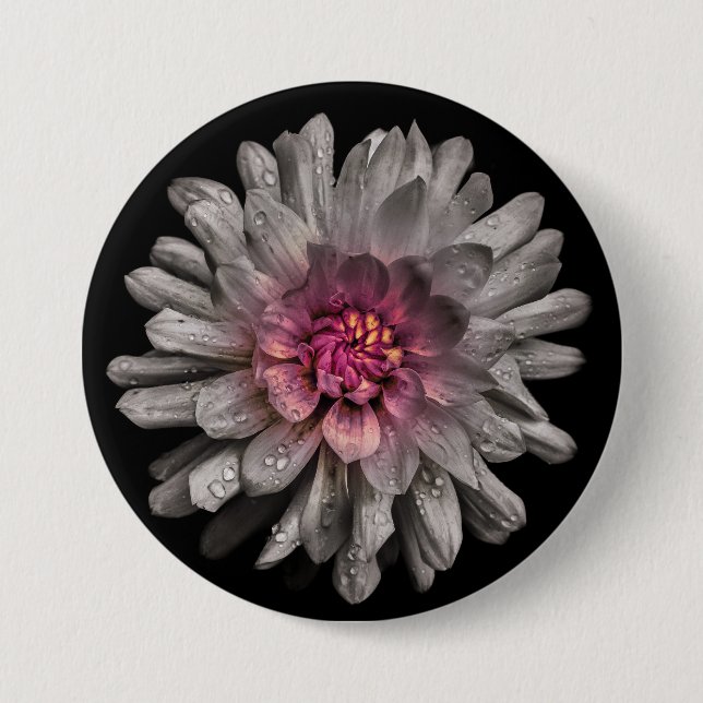 Backyard Flowers No 91 Colour Version 7.5 Cm Round Badge (Front)