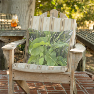 Backyard Garden Closeup Outdoor Nature Photo Cushion