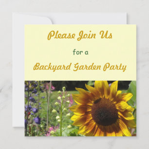 Backyard Garden Party Invitation