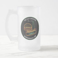 Backyard Grill with Burgers Drinkware