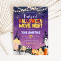 Backyard Halloween Party Movie Night Party