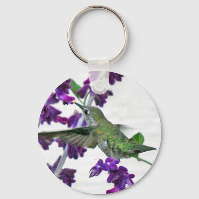 Backyard Hummingbird Key Ring (Front)