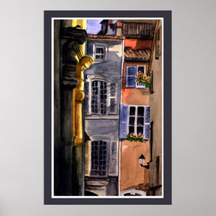 Backyard in Italy Poster