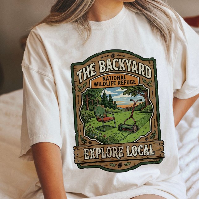 Backyard National Wildlife Refuge Explore Local Ar Tri-Blend Shirt (Creator Uploaded)