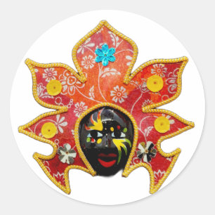 Bacolod City Masskara Festival Classic Round Sticker