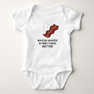 bacon2, Bacon makes everything better Baby Bodysuit