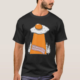Bacon Alien Abduction Breakfast Bacon  Meat Bacon  T-Shirt
