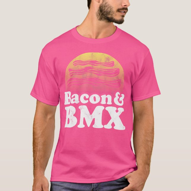 Bacon And Bmx T-Shirt (Front)