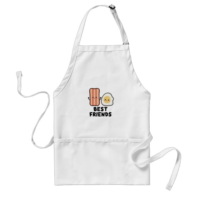 Bacon and Egg Best Friends Standard Apron (Front)