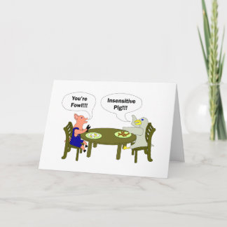 Bacon and Eggs Anniversary Card