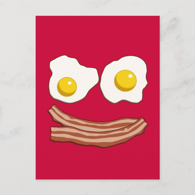 Bacon and Eggs Postcard (Front)