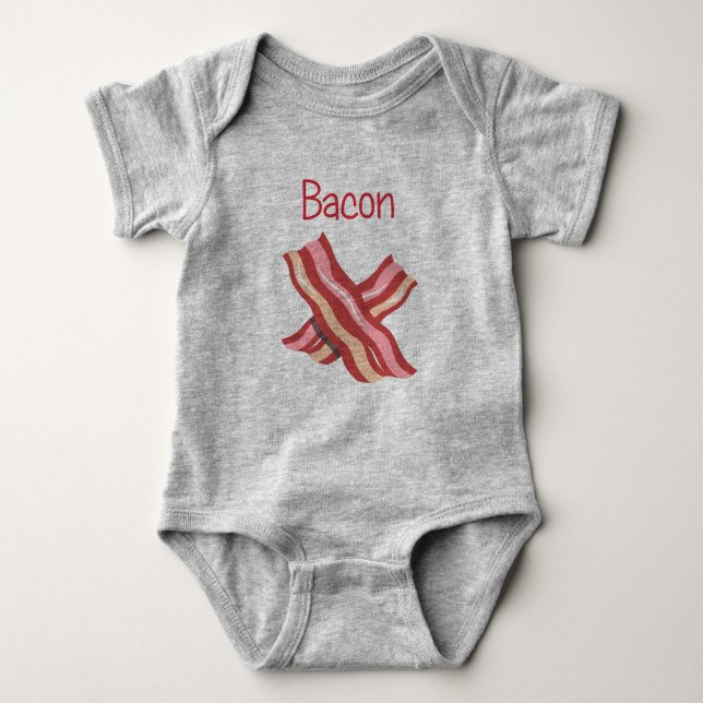 Bacon Baby Bodysuit (Front)