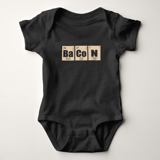 Bacon Baby Bodysuit (Front)