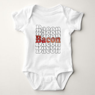 Bacon Bacon Bacon Baby Bodysuit